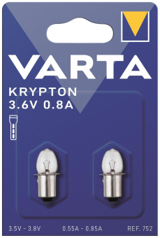 VARTA Kryptonlampe 3,6V 0,75A        752 