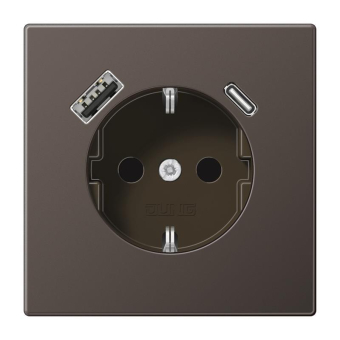 Jung SCHUKO-Steckdose m.USB AL1520-15CAD 