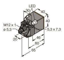TURCK Induktiver  NI50U-QV40-AN6X2-H1141 