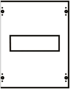 Striebel Abdeckung 300x250mm       AG128 