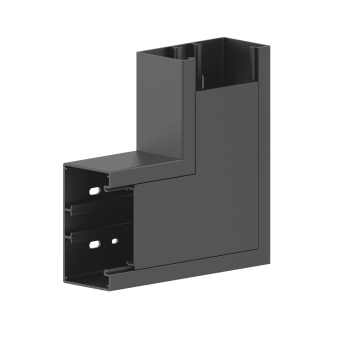 GGK Flachwinkel BR 60x110/80-9005, PVC 