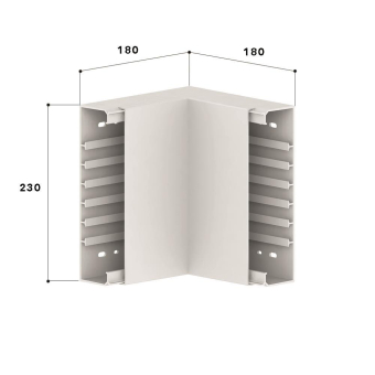 GGK 11798 Inneneck FB 60x230-9010, PVC 