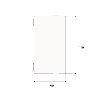 GGK Endplatte für LFG 40x110       11890 