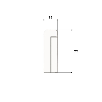GGK Endstück links für SL/C 20x70  11918 