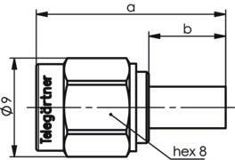 TEGA SMA-Kabelstecker        J01150A0031 