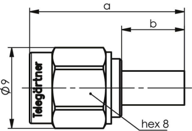 TEGA SMA-Kabelstecker        J01150A0031 