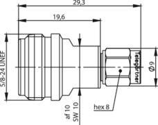 TEGA Messadapter N-SMA       J01027T0016 