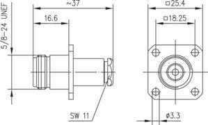 TG N-KABELEINBAUB. M.FLANS   J01021H1119 
