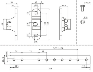 Dehn 472411 PAS EX    PAS EX 7AP M10 V2A 