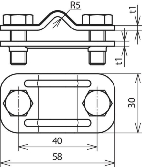DEHN Trennklemme Niro m.          459039 