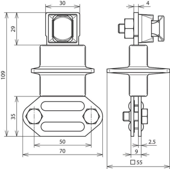 DEHN Zweimetalltrennklemme m. KS- 460147 