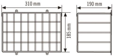 ESYLUX Notleuchte Schutzkorb         SLB 