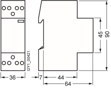 Siemens 5TT58320 INSTA Schütz 2S+2 