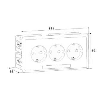 GGK Einbaudose für                 36791 