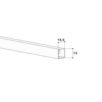 GGK 3630 LFG 15x15-9005 Leitungs- 