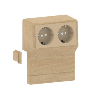 GGK Geräteträger Schuko 2fach mit   4005 