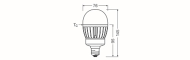 OSR HQL LED 21,5W/827 E27 2700lm IP65 