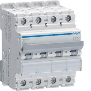 Hager Leitungsschutzschalter 3P+N NBN625 