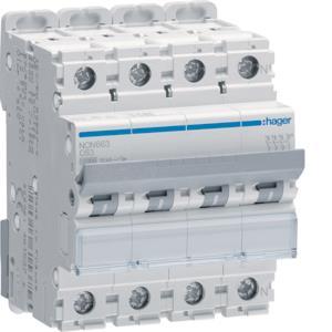 Hager Leitungsschutzschalter 3P+N NCN663 