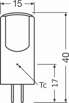 LEDV LED Stiftsockel 2-20W/827 200lm 