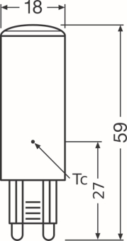 LEDV LED Stiftsockel 4,4-48W/827 600lm 