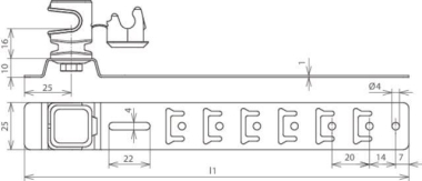 DEHN Dachleitungshalter           204159 