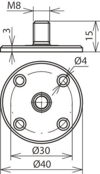 DEHN Platte K/Grau mit            297025 