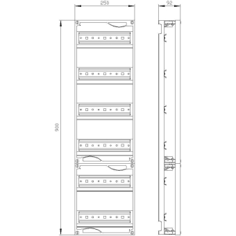 Siemens 8GK4051-6KK11 ALPHA160/400DIN, 