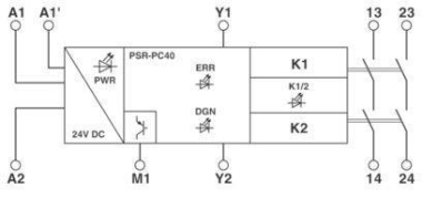 Phoenix 2700589 PSR-PC40-2NO-1DO-24DC-SP 
