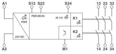 Phoenix 2700570 PSR-MC40-3NO-1DO-24DC-SP 