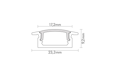 Nobile Alu T-Profil 2         5011146815 
