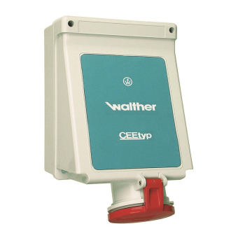 Walther Wandsteckdose 63A 5P 400V 6h 163 