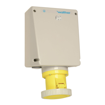 Walther Wandsteckdose 125A 3P     179304 