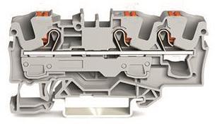 WAGO 2206-1301 3-Leiter-Durchgangsklemme 