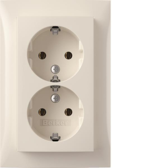 Berker Doppelsteckdose SCHUKO m 47748989 
