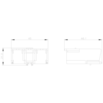 SIEM Klemmenabd. (2 Stück)   3RA6880-2AB 