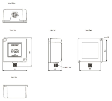SIEM SIMATIC RF200 Reader  6GT2821-6AC10 