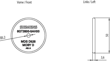 SIEM Transponder MDS D526  6GT2600-5AH00 