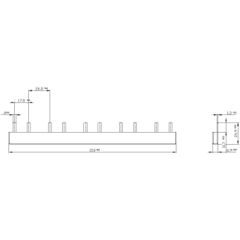Siemens Stiftsammelschiene 10qmm 5ST3612 