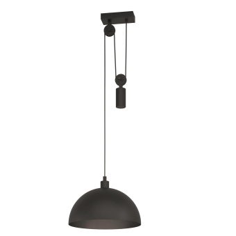 EGLO Hängeleuchte/1 E27 Schwarz    43435 