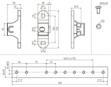 Dehn 472411 PAS EX    PAS EX 7AP M10 V2A 