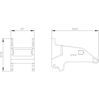 Siemens Halte-/Auswerfbügel  LZS:PT17021 
