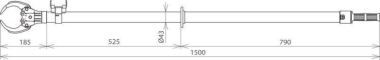 DEHN Sicherungszange gerade   SZ HH 1500 