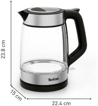 Tefal KI6058 Glas-Wasserkocher 