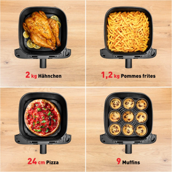 Tefal EY 855 B Heißluftfritteuse 