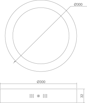 Nobile LED Panel Aufbau 300 R 1561291411 