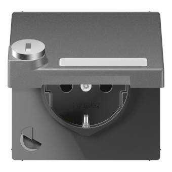 Jung SCHUKO-Steckdose  AL 1520 NAKLSL AN 