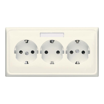 JG Kanal-Schuko-Steckdose 3-f. CD 523 NA 