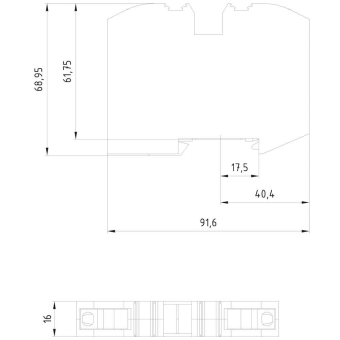 SIEM PE-Klemme 35mm2 IPO-  8WH6000-0CM07 