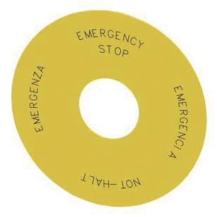 Siemens 3SU19000BC310NB0 Unterlegschild 